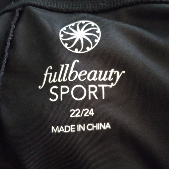 Full Beauty women's plus size bootcut leggings size 22/24 black - Picture 7 of 7